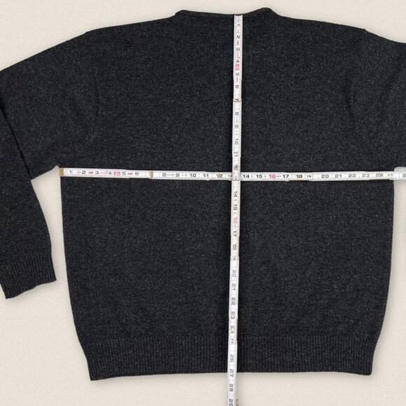 Vintage 90s Polo Ralph Lauren Grandpa Lambs Wool Sweater Size XL - Picture 3 of 3